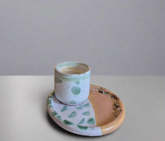 Mug with plate (Ideal for gift)